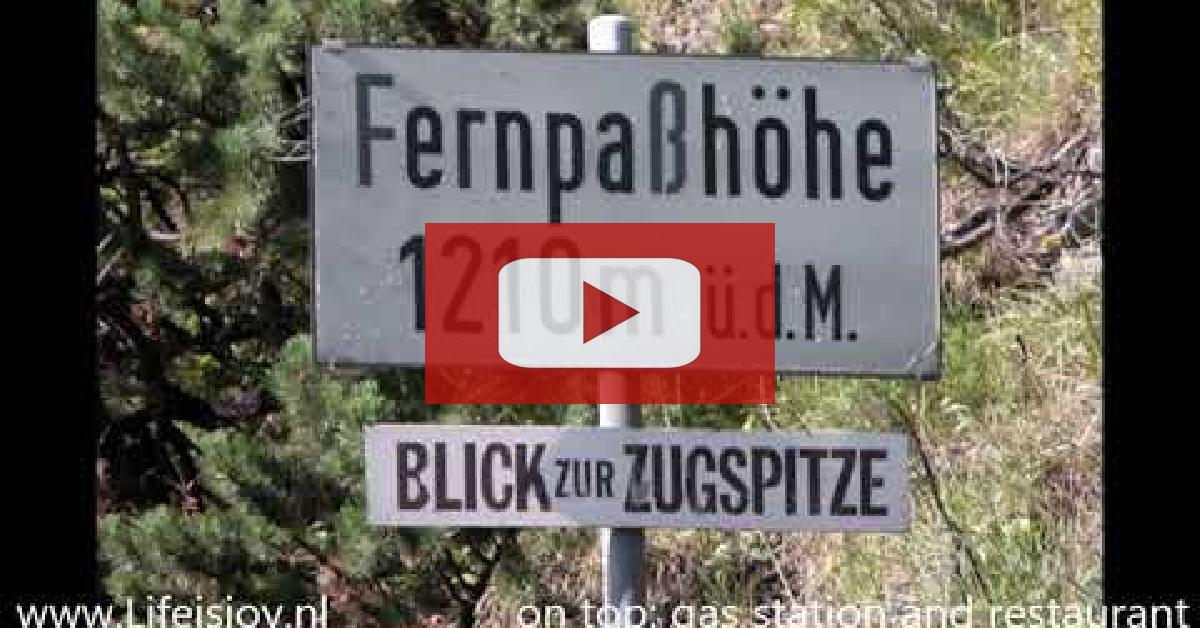 2018 Fernpass highway A12-A7 