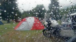 helaas weer te regenen