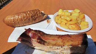 Romanian shalt and bacon
