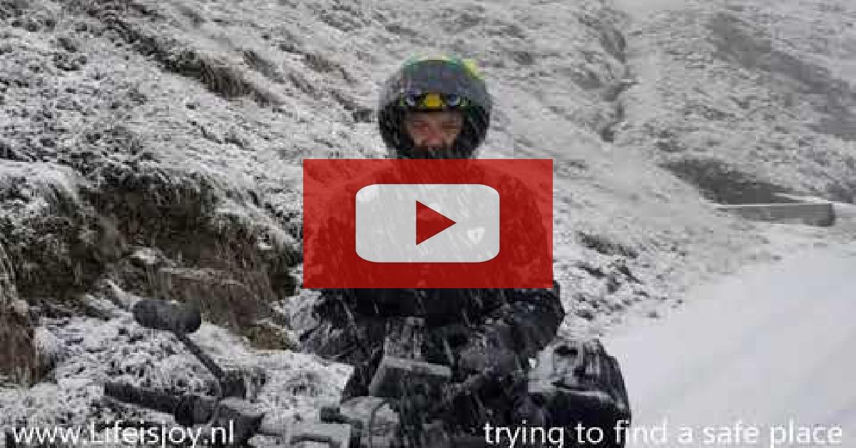 Bernina pass stuck in snow